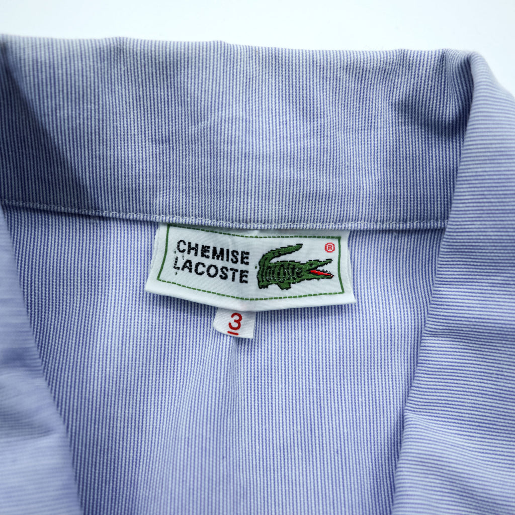 CHEMISE LACOSTE 90年代 日本製 スウィングトップ ハリントンジャケット M ブルー チンストラップ コットン