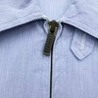 CHEMISE LACOSTE 90年代 日本製 スウィングトップ ハリントンジャケット M ブルー チンストラップ コットン