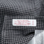 Brooks Brothers button-down shirt, size XL, checked, gray, black.
