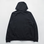 LACOSTE Zip Up Hoodie XL and up, with a single logo, black, SPORT