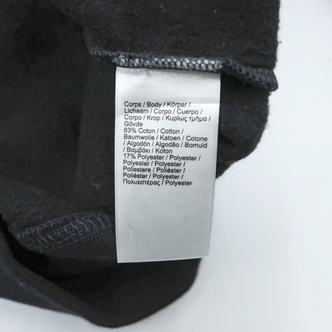 LACOSTE Zip Up Hoodie XL and up, with a single logo, black, SPORT