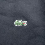 LACOSTE Zip Up Hoodie XL and up, with a single logo, black, SPORT