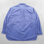 L.L.Bean Chamois Shirt Flannel Shirt XL Blue MT03
