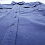L.L.Bean Chamois Shirt Flannel Shirt XL Blue MT03