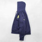 Polo Ralph Lauren 90s Big Pony Embroidery Zip Up Hoodie, Size L, Navy
