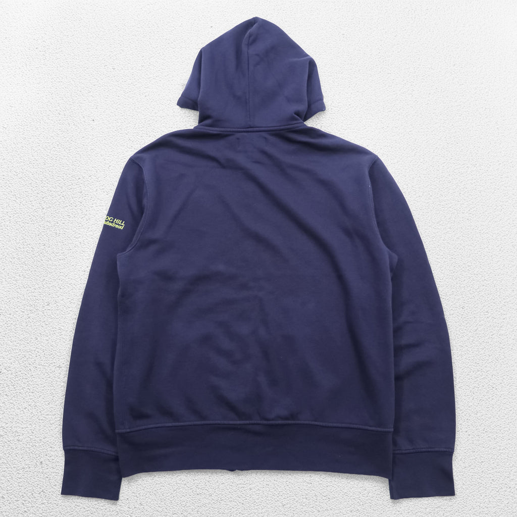 Polo Ralph Lauren 90s Big Pony Embroidery Zip Up Hoodie, Size L, Navy