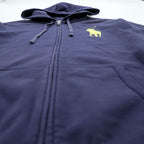 Polo Ralph Lauren 90s Big Pony Embroidery Zip Up Hoodie, Size L, Navy