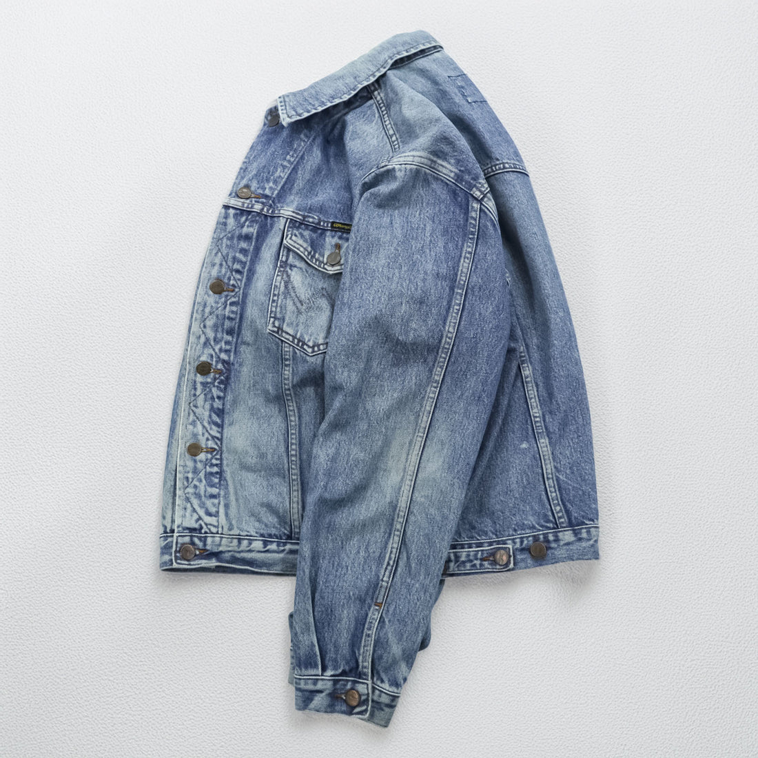 Wrangler 90年代 デニムジャケット Gジャン L ライトブルー ストーンウォッシュ インディゴ AUTHENTIC WESTERN 121172