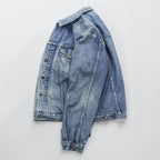Wrangler 90年代 デニムジャケット Gジャン L ライトブルー ストーンウォッシュ インディゴ AUTHENTIC WESTERN 121172