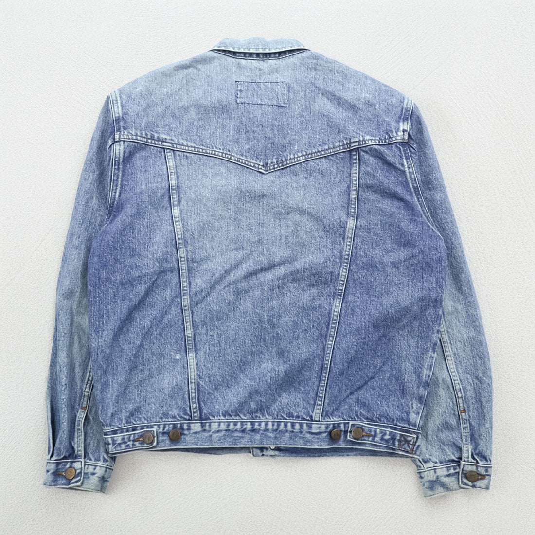 Wrangler 90年代 デニムジャケット Gジャン L ライトブルー ストーンウォッシュ インディゴ AUTHENTIC WESTERN 121172