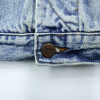 Wrangler 90年代 デニムジャケット Gジャン L ライトブルー ストーンウォッシュ インディゴ AUTHENTIC WESTERN 121172