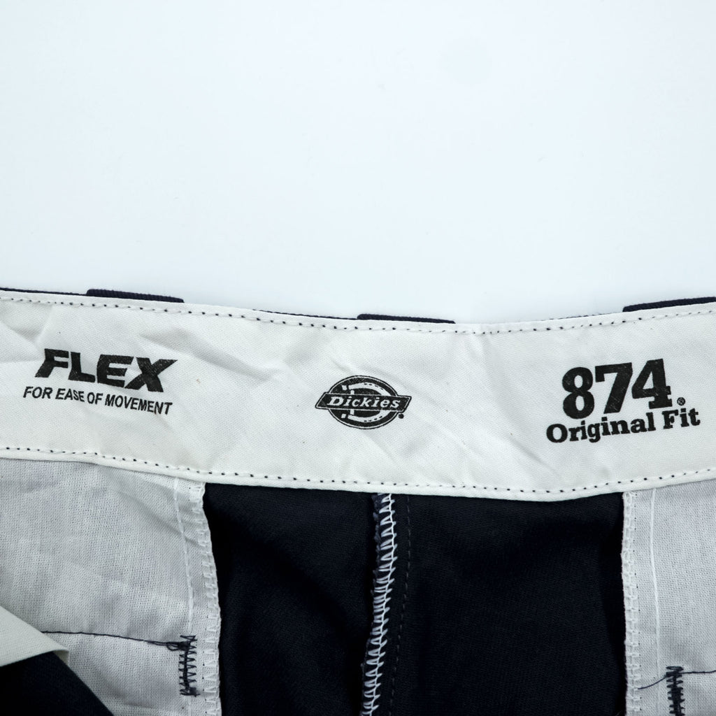 Dickies 874 ORIGINAL FIT チノパンツ ワークパンツ L ネイビー FLEX 11874DN