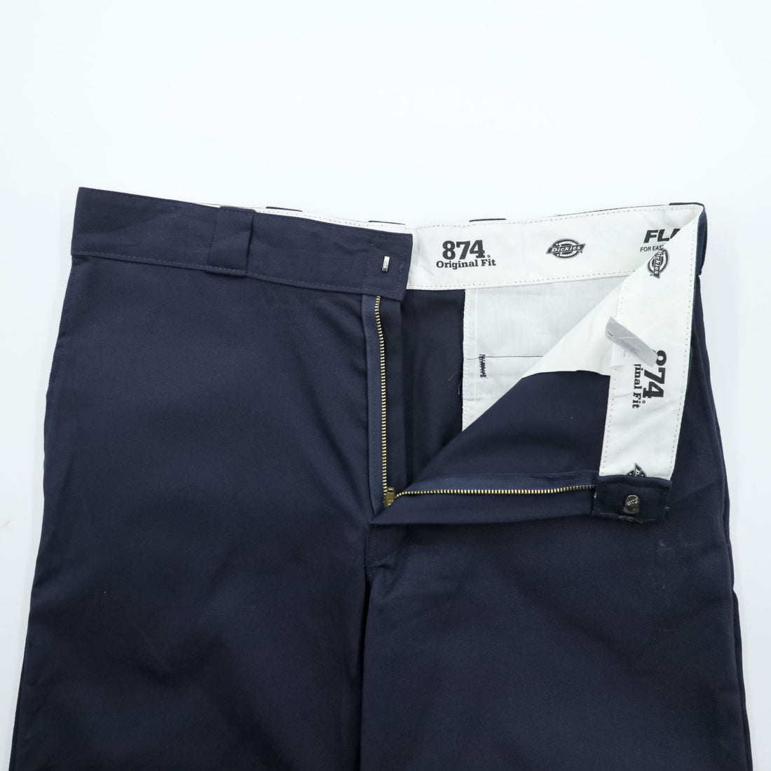 Dickies 874 ORIGINAL FIT チノパンツ ワークパンツ L ネイビー FLEX 11874DN