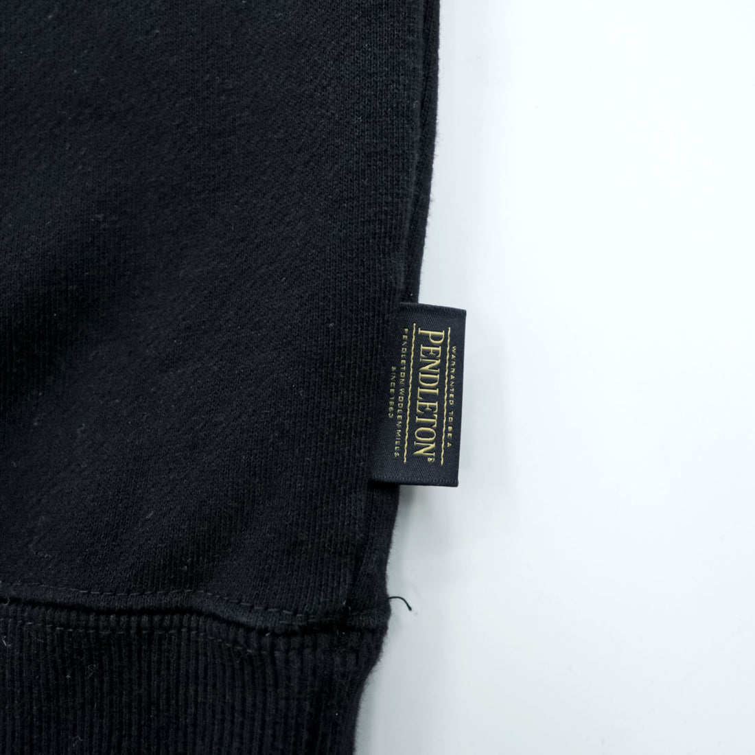 PENDLETON Back Print Sweatshirt, Size L, Black, 3475-3006