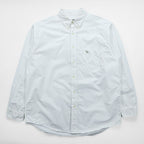 Eddie Bauer オックスフォード ボタンダウンシャツ XL ホワイト 胸ポケット コットン