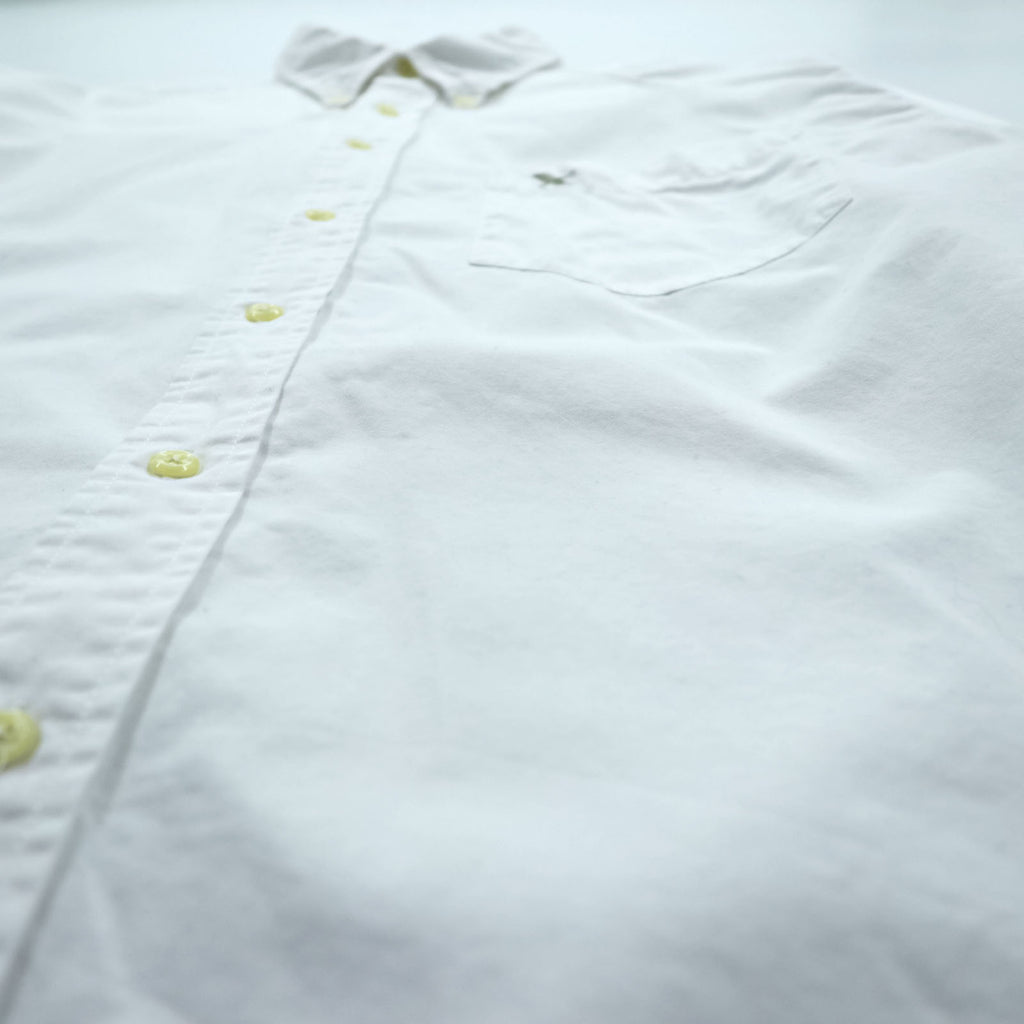 Eddie Bauer オックスフォード ボタンダウンシャツ XL ホワイト 胸ポケット コットン