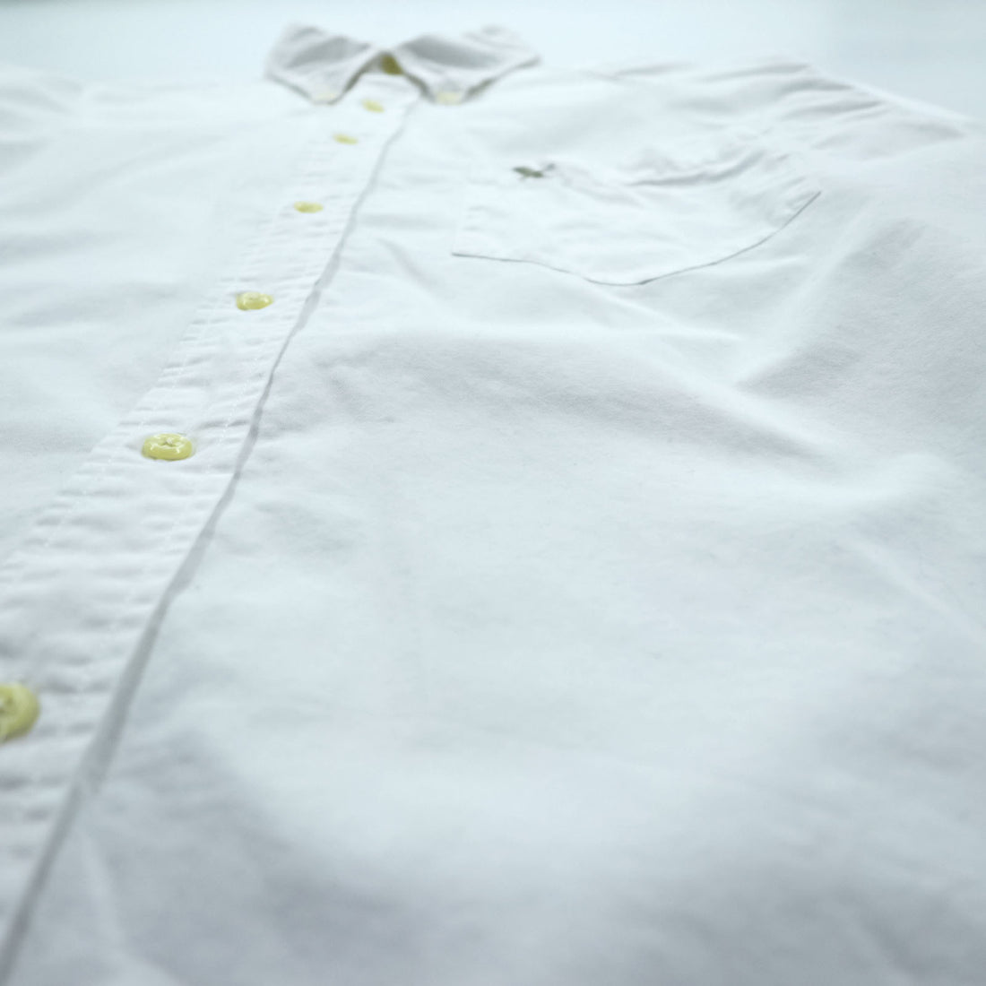 Eddie Bauer オックスフォード ボタンダウンシャツ XL ホワイト 胸ポケット コットン