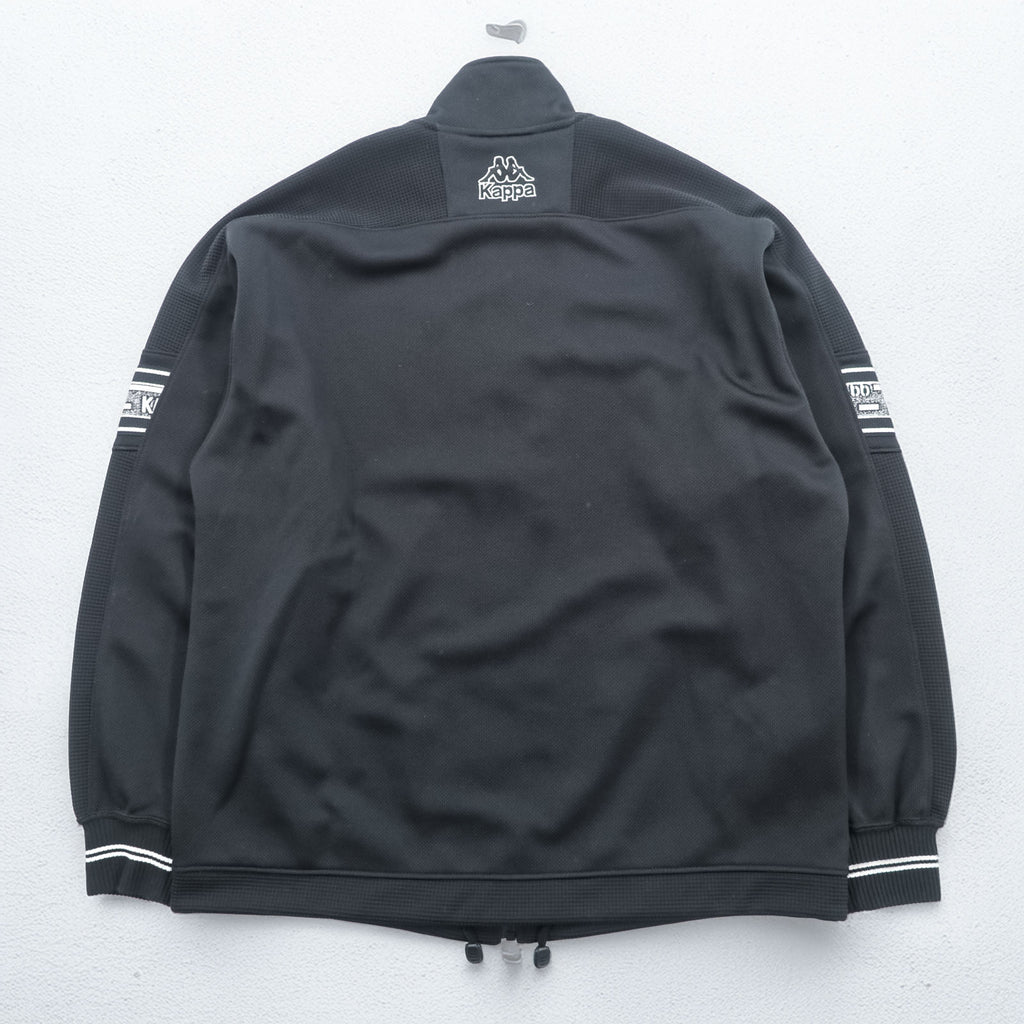 Kappa 90s Japan-Made Trucker Jacket & Jersey Set, Size M, Black