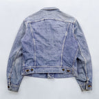 Vintage 70s 80s Lee Riders Denim Jacket Made in Belgium Black Tag 101-J Style Euro Lee