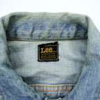 Vintage 70s 80s Lee Riders Denim Jacket Made in Belgium Black Tag 101-J Style Euro Lee