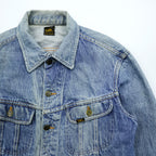 Vintage 70s 80s Lee Riders Denim Jacket Made in Belgium Black Tag 101-J Style Euro Lee