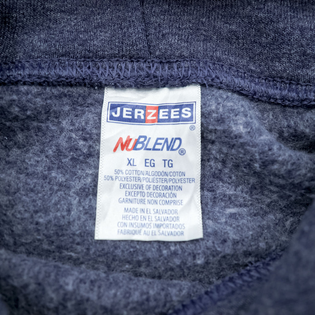 JERZEES プルオーバー パーカー XL ネイビー NU BLEND コットン FLEET PARTS INC. アメリカ企業