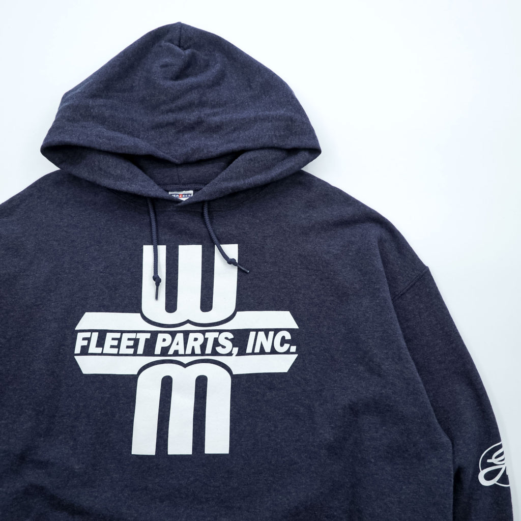 JERZEES プルオーバー パーカー XL ネイビー NU BLEND コットン FLEET PARTS INC. アメリカ企業