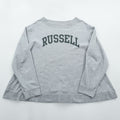 RUSSELL ATHLETIC × K3 & Co. アーチロゴ スウェット トレーナー FREE ワイド グレー ドロップショルダー 1668-599-1588