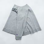 RUSSELL ATHLETIC × K3 & Co. アーチロゴ スウェット トレーナー FREE ワイド グレー ドロップショルダー 1668-599-1588