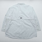 Columbia PFG フィッシングシャツ XXL ホワイト 胸ポケット コットン ビッグサイズ FM7120