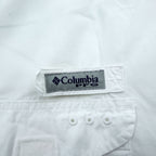 Columbia PFG フィッシングシャツ XXL ホワイト 胸ポケット コットン ビッグサイズ FM7120