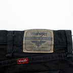 Wrangler Regular Fit Black Denim Pants Jeans XL and up Black Unused
