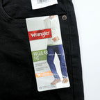 Wrangler Regular Fit Black Denim Pants Jeans XL and up Black Unused