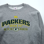 NFL クルーネック スウェット トレーナー L グレー コットン GREEN BAY PACKERS パッカーズ