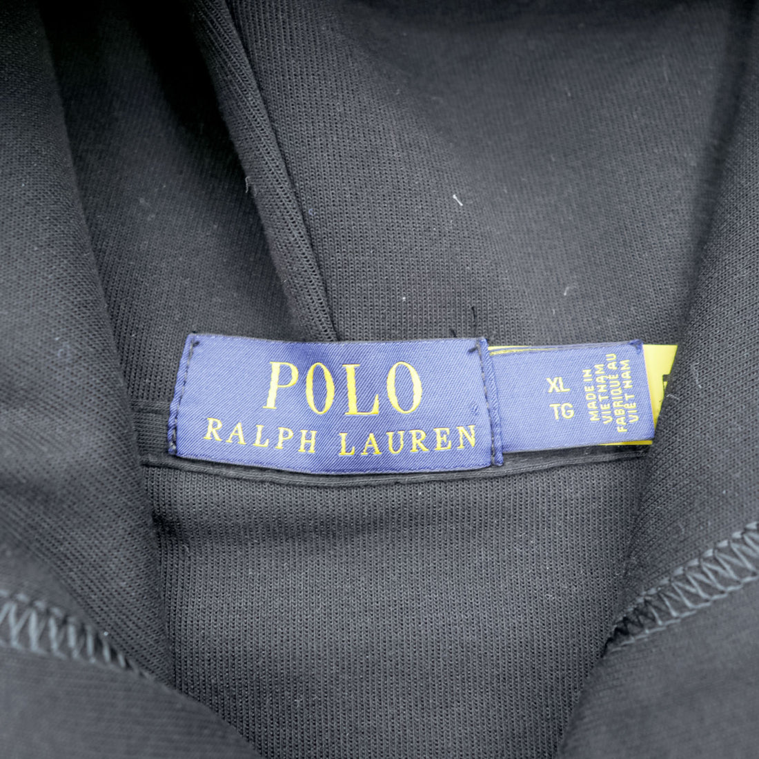Polo Ralph Lauren ジップパーカー XL ブラック スモールポニー 刺繍 ロゴ フロントポケット