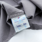 MATE L'EAU VESTES SHIRT チャイナシャツ L グレー コットン ユーロワーク 聖林公司 チュニジア製