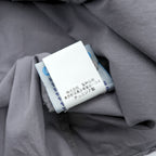 MATE L'EAU VESTES SHIRT チャイナシャツ L グレー コットン ユーロワーク 聖林公司 チュニジア製