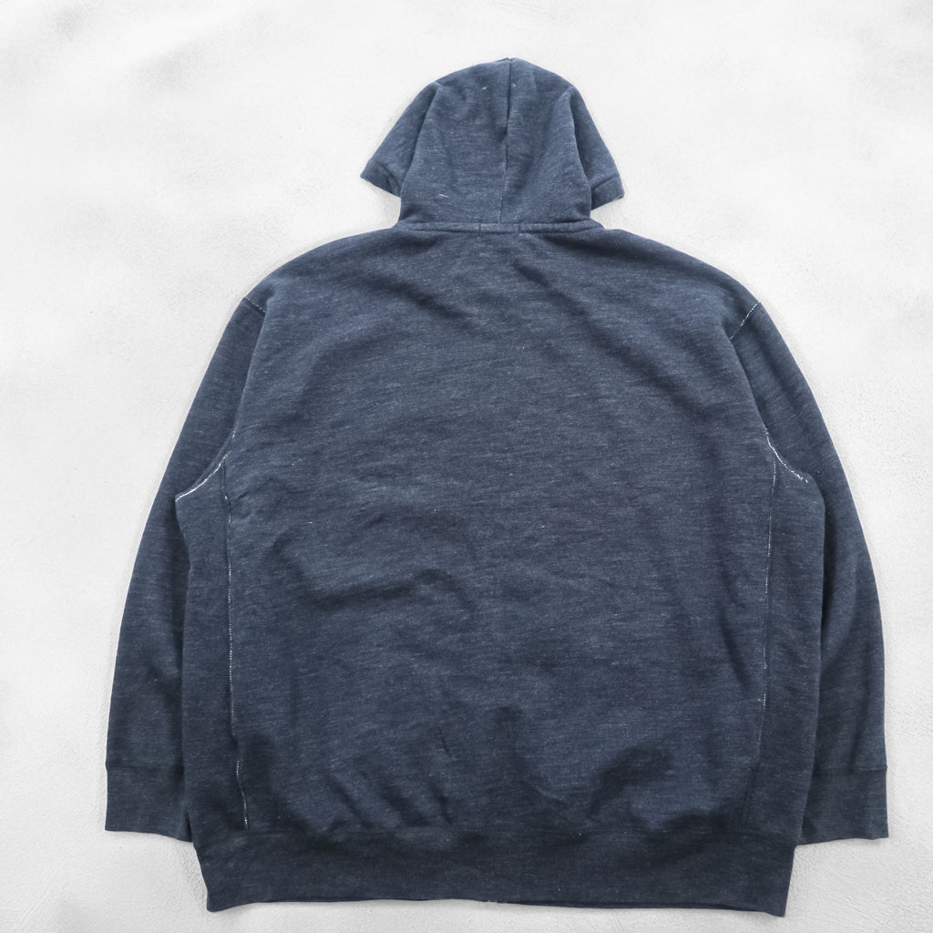 Polo Ralph Lauren Reverse Weave Zip Up Hoodie XL and up, Grey, Small Pony Embroidery