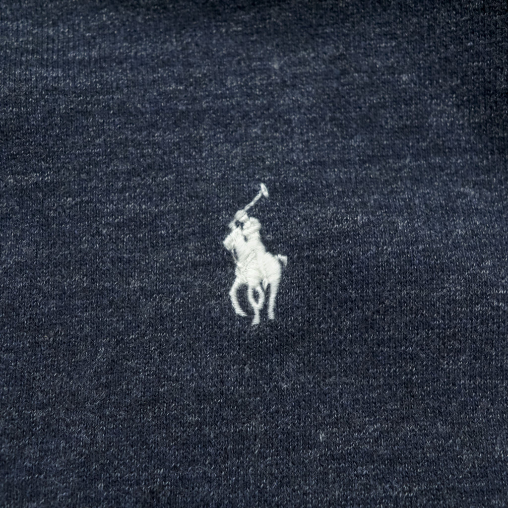 Polo Ralph Lauren Reverse Weave Zip Up Hoodie XL and up, Grey, Small Pony Embroidery