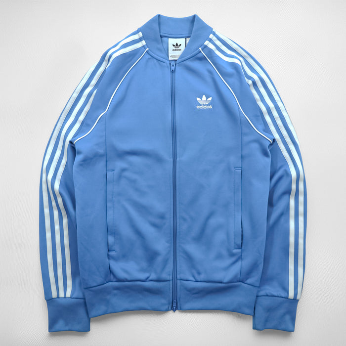 adidas originals ATP型 トラックジャケット ジャージ XS ブルー SUPER STAR TRACK TOP 3ストライプス トレフォイル DZ4636