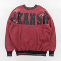 LEGENDS ATHLETIC 90年代 USA製 ヴィンテージ カレッジ スウェット トレーナー L ボルドー リブライン LEGENDS NCAA ARKANSAS