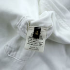 KAPITAL 日本製 ガーゼシャツ 長袖ラグランスリーブシャツ XL ホワイト コットン 胸ポケット