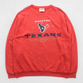  CSA 90s USA Made Vintage Football Sweatshirt Red L Cotton