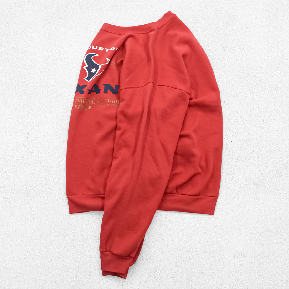  CSA 90s USA Made Vintage Football Sweatshirt Red L Cotton