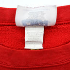  CSA 90s USA Made Vintage Football Sweatshirt Red L Cotton