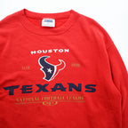  CSA 90s USA Made Vintage Football Sweatshirt Red L Cotton