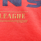  CSA 90s USA Made Vintage Football Sweatshirt Red L Cotton