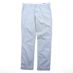 Polo Ralph Lauren シアサッカー ストライプ スラックス パンツ L ブルー ホワイト