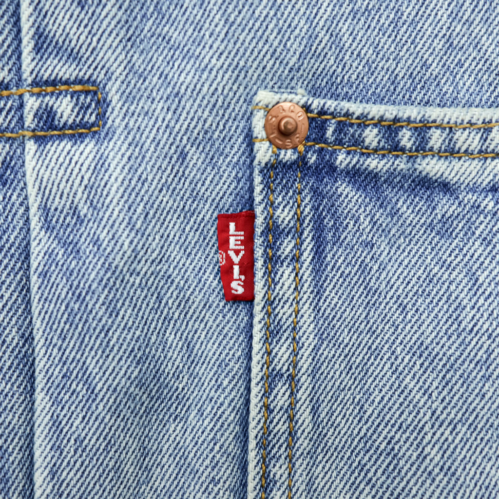 Levi's 大戦モデル 1stタイプ ビッグE ダメージ加工 デニム トラッカージャケット TYPEⅠ Gジャン XL シンチバック 短丈 ダブルプリーツ PREMIUM A3174-0006