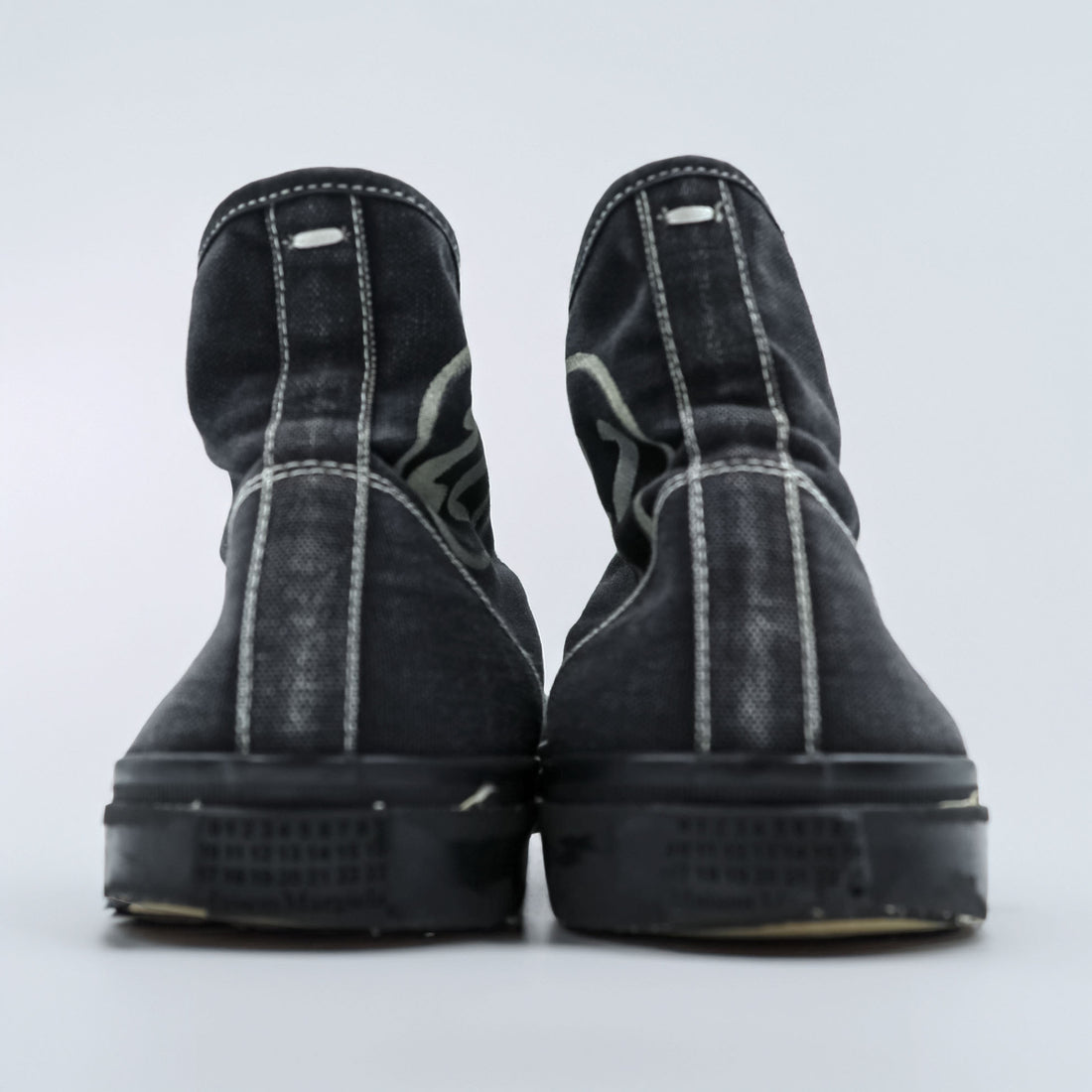 Maison Margiela Tabi Canvas High Hi-Sneakers US8 Canvas Black